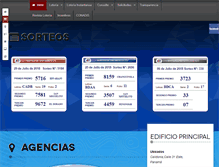 Tablet Screenshot of loterianacional.gob.pa